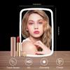 Cunsieun Rechargeable Makeup Vanity Mirror with LED Makeup Beauty Mirror with Portable Dimmable Touch Tabletop LED Foldable Adjustable Makeup Mirror