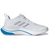 Adidas Alphamagma Stoff Mesh Retro Lässig Rutschfest Atmungsaktiv Leicht Low-Top Trainingsschuhe Unisex Sneaker Weiß Blau Silber GV7918