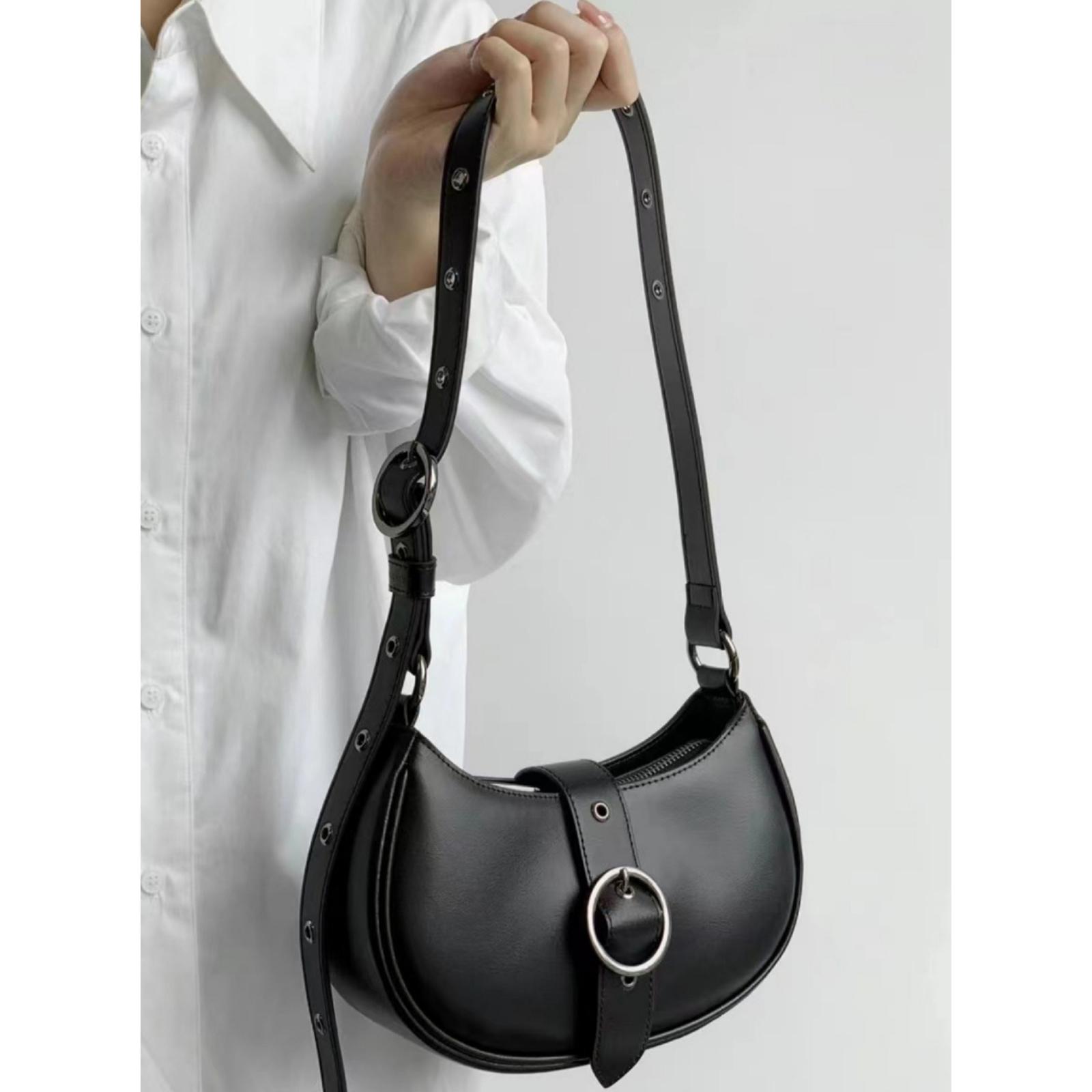 

Модная женская сумка через плечо, дизайнерская сумка через подмышку, плиссированная сумка-седло, однотонная сумка-мессенджер, кошелек, сумки-хобо