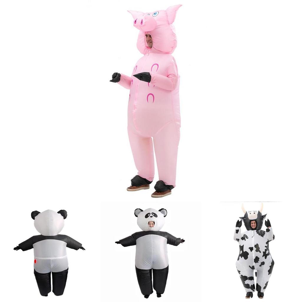 Zábavný nafukovací zvířecí kostým na Halloween, cosplay a maškarní večírky
