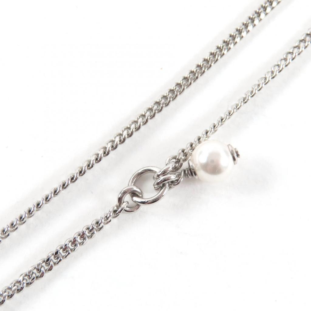 Excellent CHANEL Necklace Silver Women B23B Used