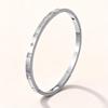 Four-Leaf Clover Titanium Steel Bracelet - Colorfast & Versatile Jewelry