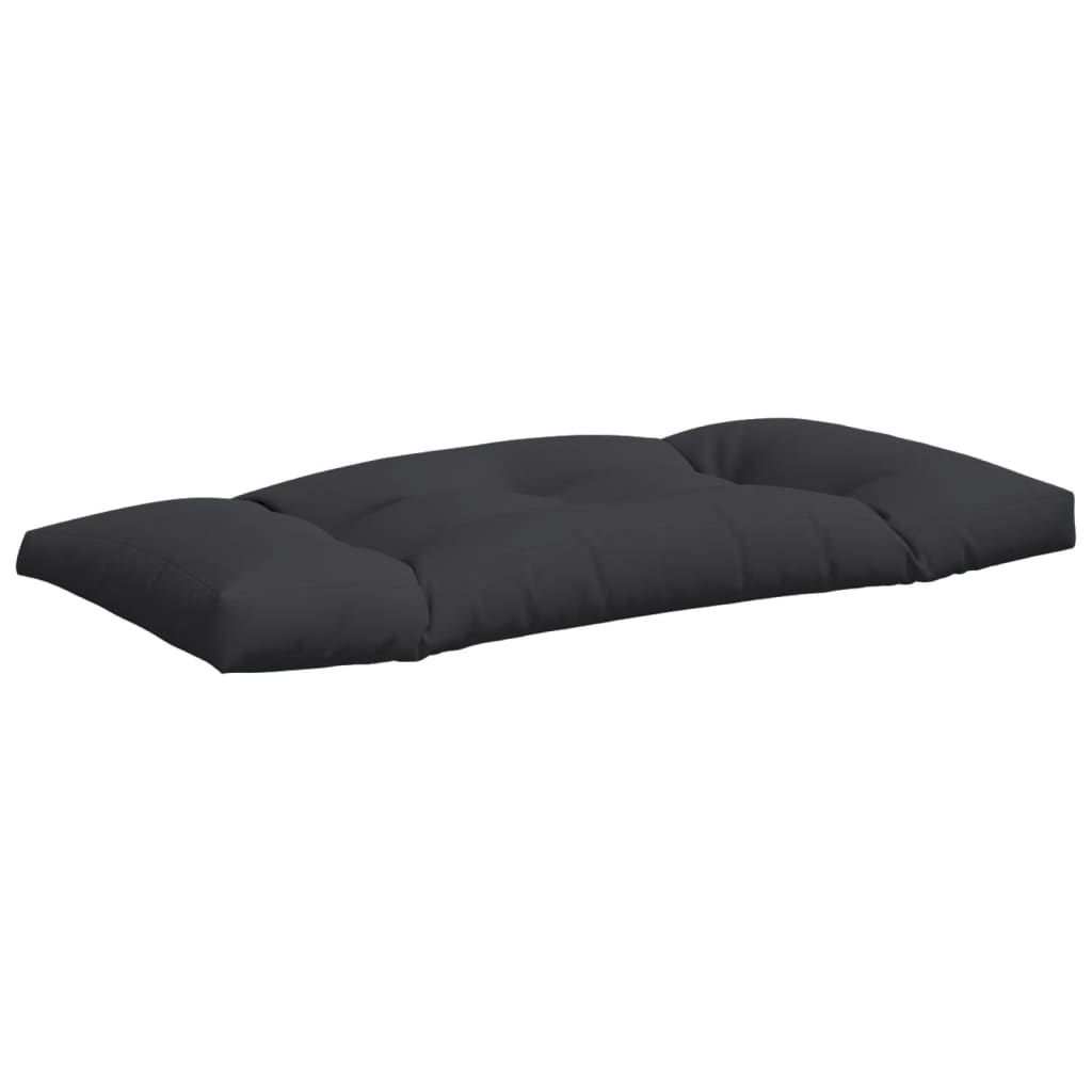 Pallet Cushion Set 3 Piece Black Fabric