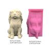 Silicone Casting Mold Dog Shaped Vase Mold for Designing Vases and Candle Holder