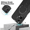 For Motorola Moto G35 5G Case Carbon Fiber Texture PC + TPU Phone Cover with Kickstand