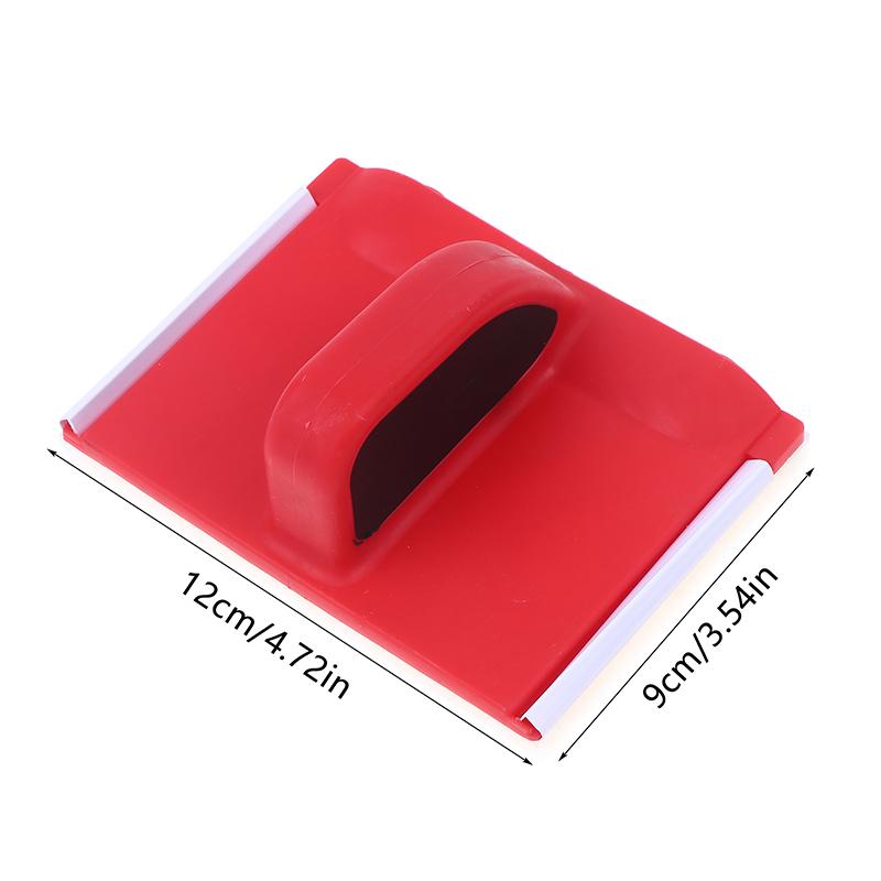 

Інструмент для фарбування країв стін, накладка-фарбувальник для стін, обрізувач країв фарби з ручкою, багатофункціональна кисть для фарбування кутів стелі червоний