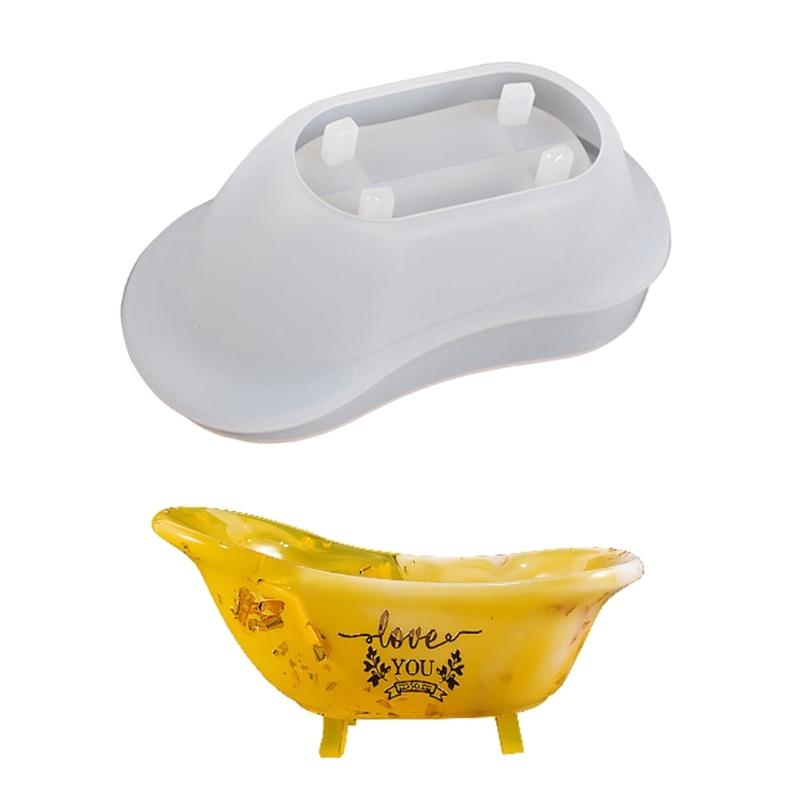 Soap Dish Resin Silicone Mold Jewelry Tray Resin Casting Mold Suitable for Diy Jewelry Dish Holder Soap Dish Storage Box