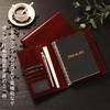 A5 Size System Schedule Refillable Leather Card Business A5 Business Office Supplies RIHUA Planner, 6-Ring Binder, Book, Notebook, Holder,