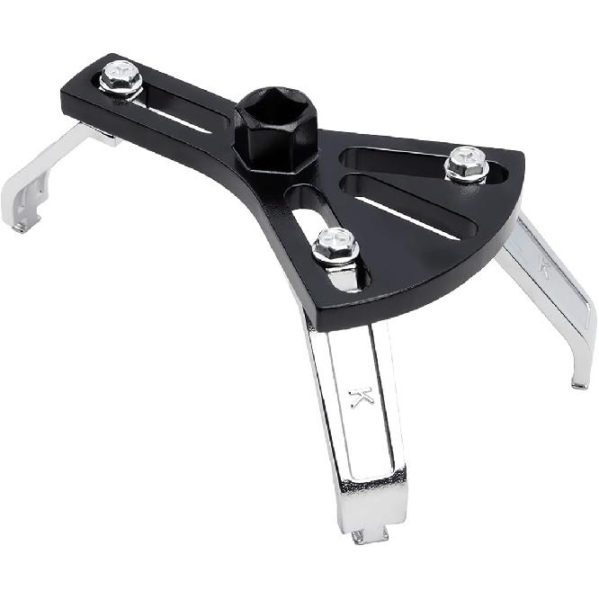 Car Fuel Pump Removal Tool, Adjustable Fuel Lid Tank Cover Collar Ring Spanner, Auto Fuel Pump Lock Ring Removal And Retall Tool, Universal 4.5" To