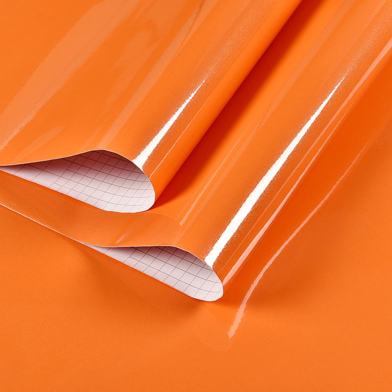 Kitchen Oil-proof Wallpapers Cabinet Desktop Wardrobe Renovation Wall Shiny Self-adhesive Furniture Decor Glossy Contact Films