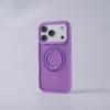 iPhone 17 Pro Max Magnetic Ring Stand Case with Skin-Feel Cover