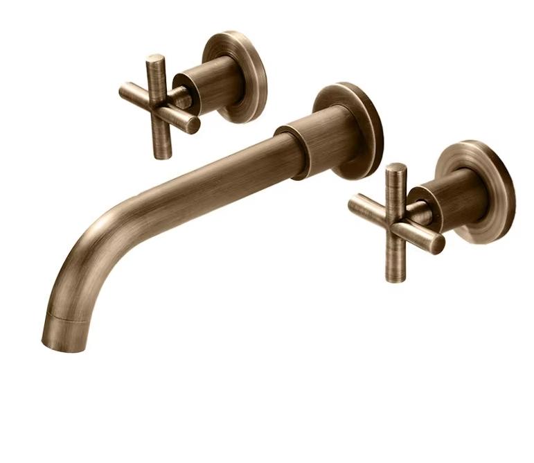 Sleek Chrome Finish Brass Bathroom Faucet Basin Mixer Tap for Basin (Gold,General)
