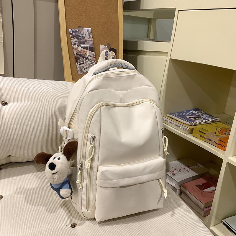 Schoolbag Campus Style High School College Students High Value School Bag Simple Versatile Large Capacity Backpack Short Trip Backpack