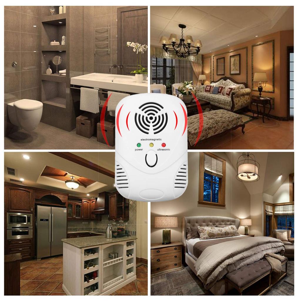 Rattenvernichtung Ultraschall Leistungsstarkes Abwehrmittel Insektenabwehrwelle 5 Arten von Ultraschallwellen Druckwellen Nachtschädlingsvernichter Mücken