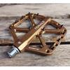 MTB Bicycle Pedal Titanium Non-Slip CNC 3 Bearing Aluminum Alloy Bike Pedals Cycling Foot Pedals for Mountain Bike Accessories