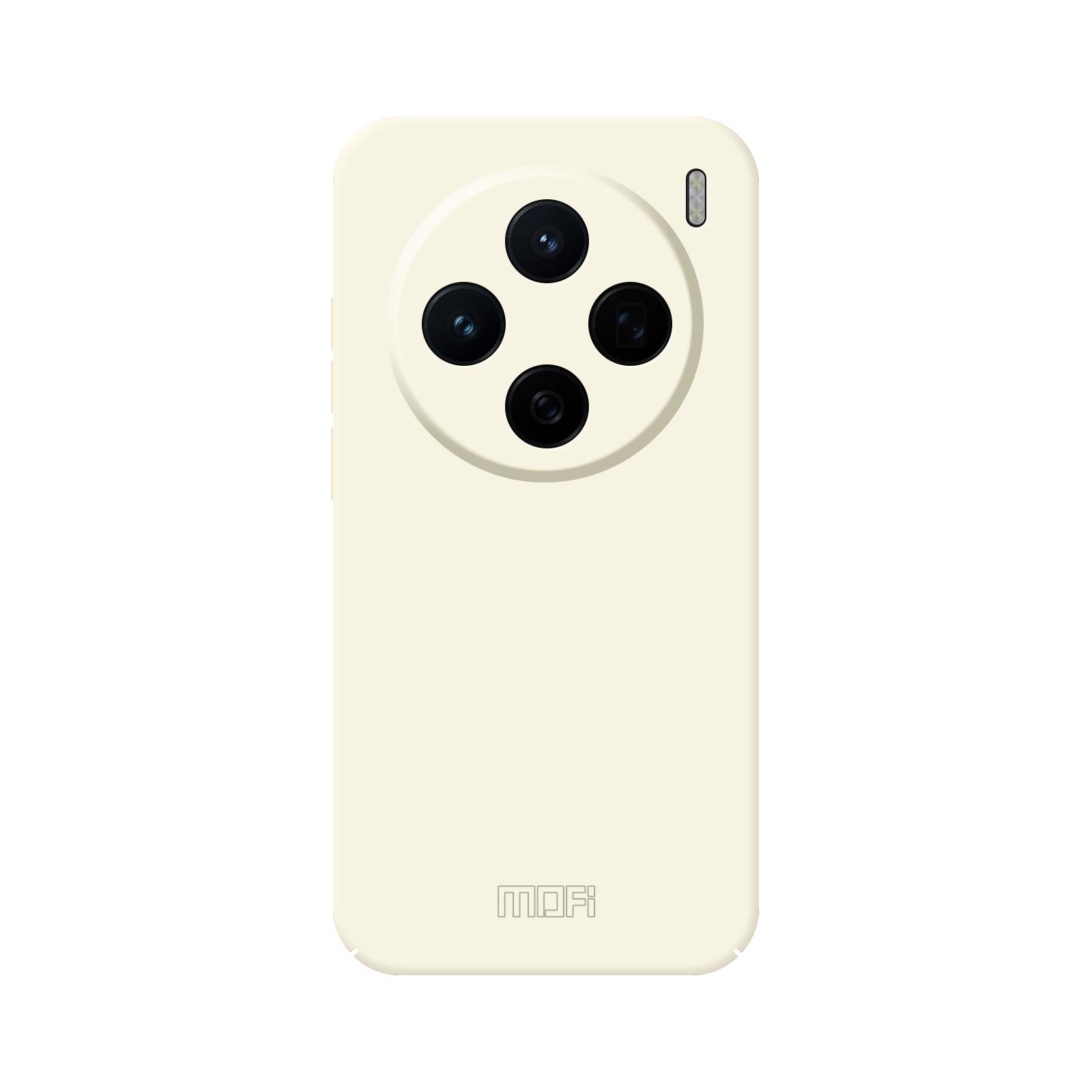 

For vivo X200s 5G Phone Case MOFI JK Qin Series Skin-Touch Matte Anti-fingerprint Back Cover Beige