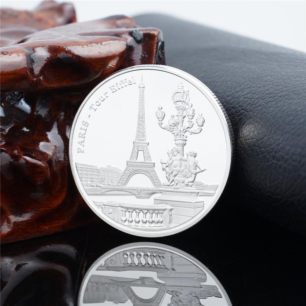 Paris, Frankreich, Eiffelturm, Gedenkmedaillen, Gedenkkultur der Weltausstellung, Münzen, Geschenke