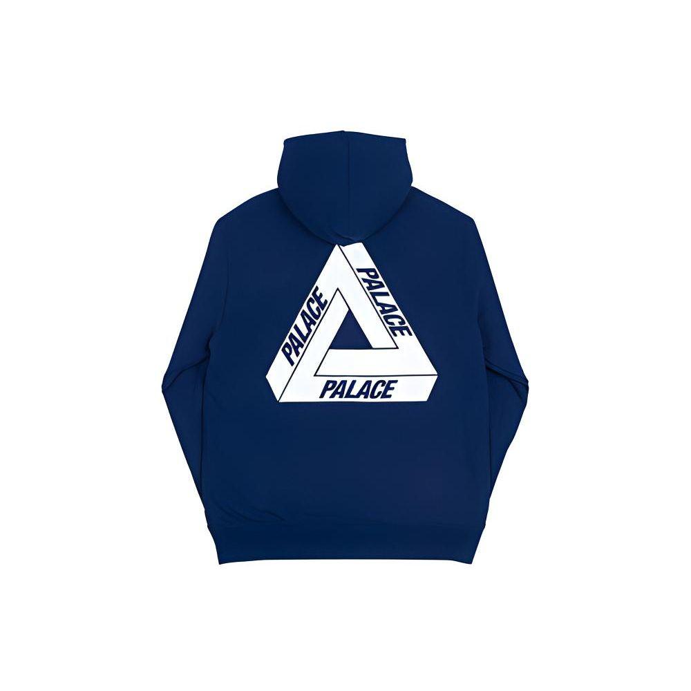 Palace Reverso Hoodie Large Triangle Logo Unisex Hoodies Blue TBD-PALACE-8