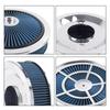 RASTP-14" x 4" Washable Round Super Flow Thru Air Cleaner Filter For 5-1/8 Carb Neck OFI177
