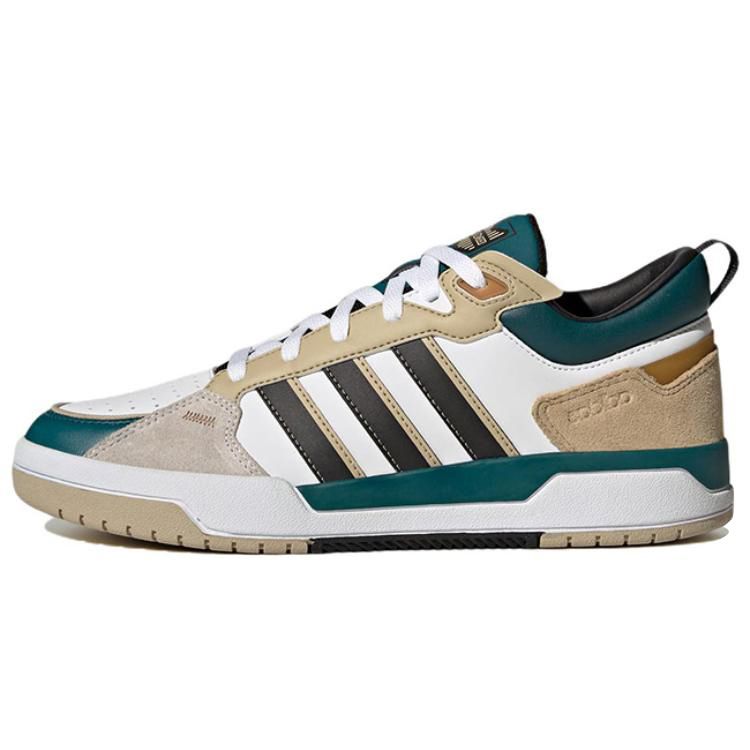 

Adidas Neo 100Db Leather Casual Low-Top Skate Shoes Unisex Sneakers Blue Green GX7145 42⅔