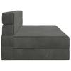 Folding Sofa Bed Dark Gray 152 x 86.5 x 60 cm Fabric