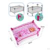 Lovely Bed Bedding Set, for Inch Doll, Also Dollhouse Infant Bedroom Furniture Toy Decor