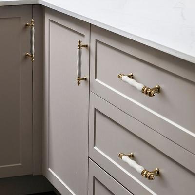 Light Luxury Ceramic Cabinet Door Handles Furniture Handles For Cabinet Wardrobe Drawer Kitchen