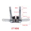 Articulation de Knuckle de Roue Avant à 3 Goujons 15mm/17mm Moyeu de Roue 5"/6" Pour Bricolage Pièces de Go Kart Buggy ATV UTV Quad 110cc 168 200F