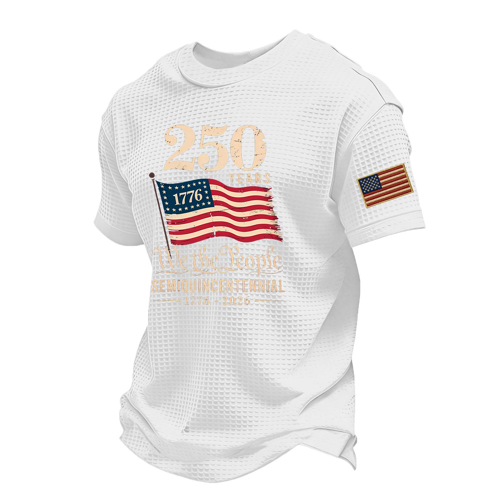 

Men s Casual Round Neck Lightweight Breathable Short-Sleeve Top XL білий