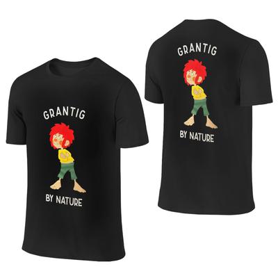 100% Bawełna Pumuckl Z natury zrzędliwy Koszulka Unisex Koszulka Unisex Dwustronna O-szycie Koszulki Letnie Top S6XL