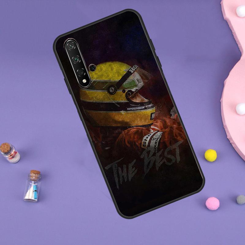 Ayrton Senna F1 Case For Huawei P30 P20 P40 Lite Nova 5T 11i 8i 3i 9 10 SE 11 Pro Y90 Y70 Y61 Y60 Y91 Cover