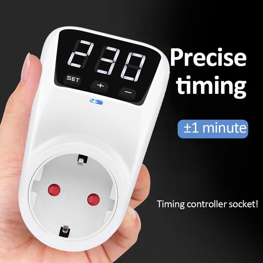 Adjustable Voltage Protector Socket with 16A/15A Rating - AC 230V/110V Surge Protection for Refrigerator and Home Appliances
