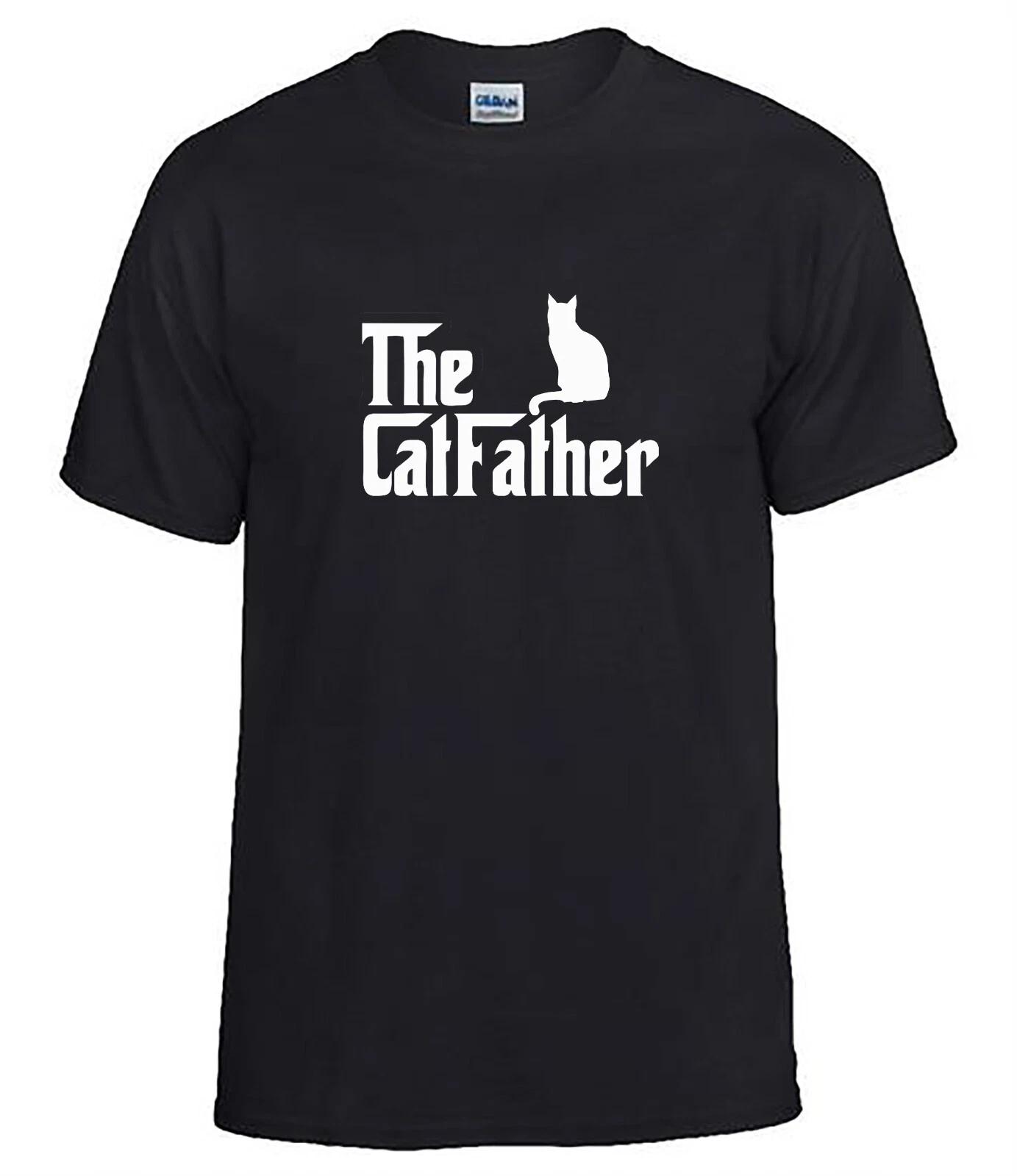 The Cat Father Unisex Adult Novelty T-Shirt For The Ultimate Cat Lover 4XL