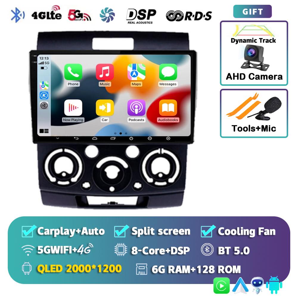 Android 14 Car Radio For Ford Everest Ranger Mazda BT50 BT-50 2006 2007 2008 - 2010 GPS Multimedia Video Player Head Unit Stereo