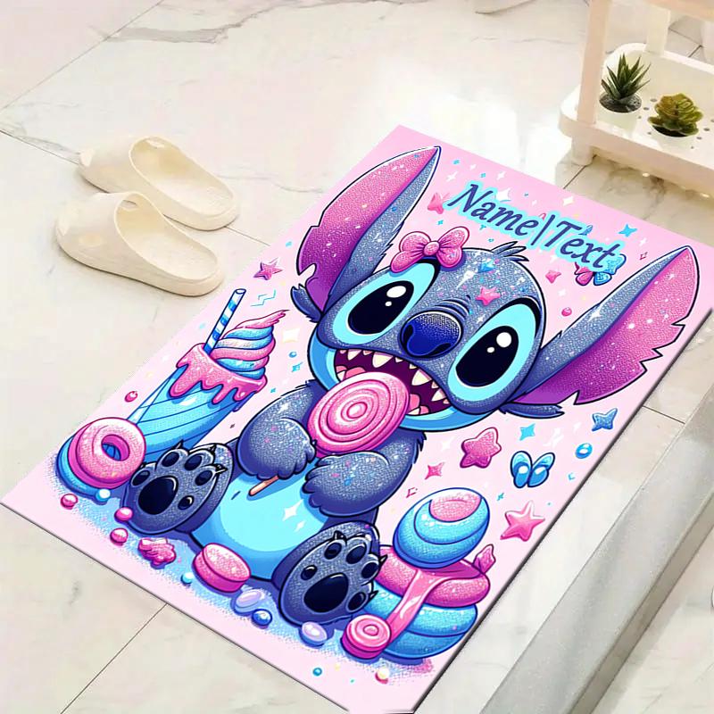 Custom 1Pc Stitch Flower Garden Rug Office Carpet Indoor Outdoor Entrance Doormat Nonslip Soft And Comfortable Living Room D916288