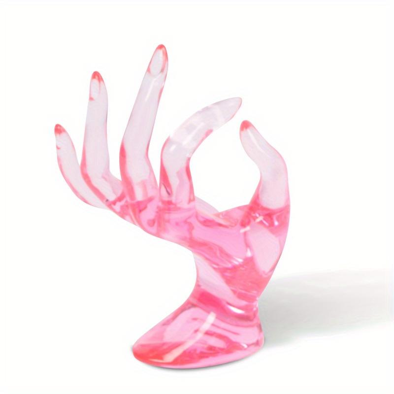 

Female Mannequin Hand Jewelry Bracelet Ring Stand Watch Gloves Display Stand Model OK Hand Model Jewelry Holder розовый