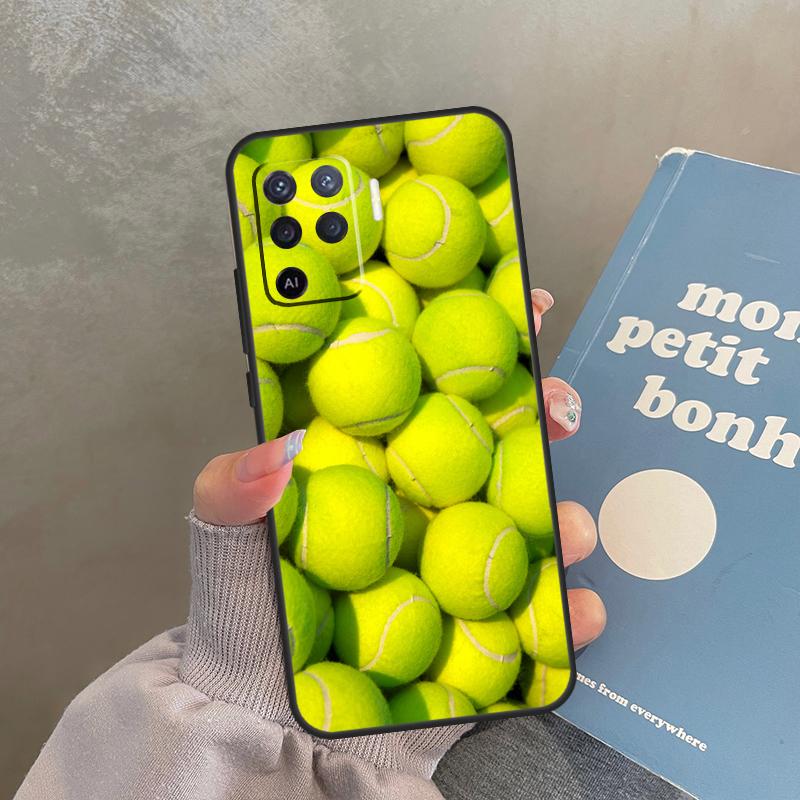 

Tennis ball movement Case For Oppo A80 A40 A60 A98 A78 A18 A38 A58 A16 A76 A96 A17 A77 A74 A94 A54 A57S A15 Cover OPPO A15