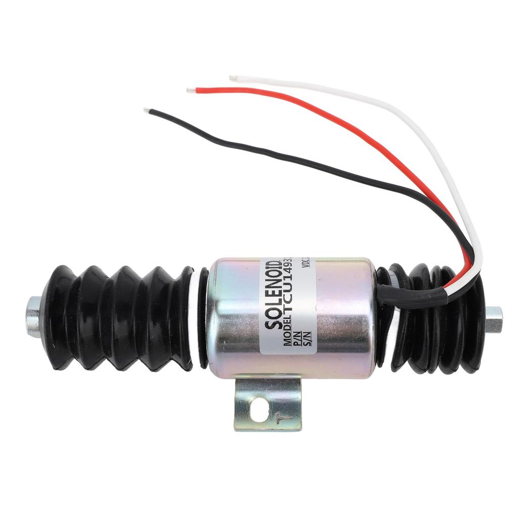 TCU14931 Electric Generator Flameout Solenoid Valve 12V 55mm Fuel Shutoff Solenoid Valve for