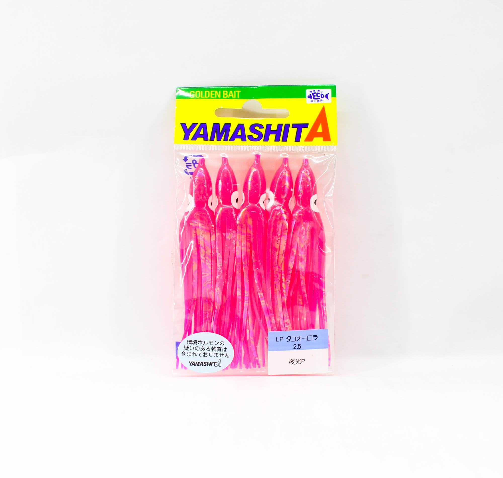 

Юбка из кальмара Yamashita Octopus Aurora 2,5 дюйма (5 за упаковку) GLOW-P (7662)