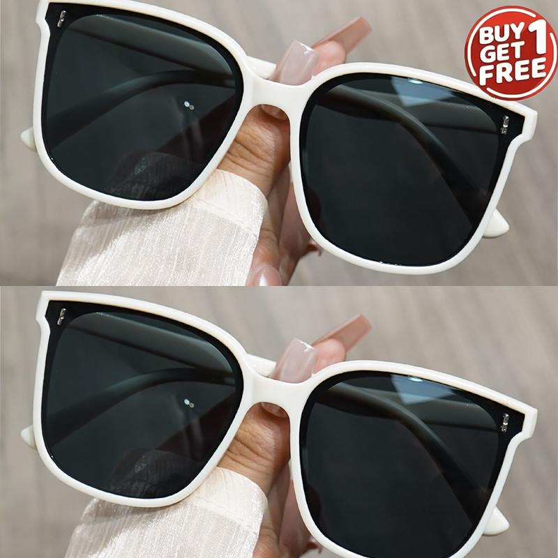 2Pcs Trendy Fashion Glasses - Durable Pc Frame Stylish Eyewear For Men & Women Perfect For Fashionable Accessory