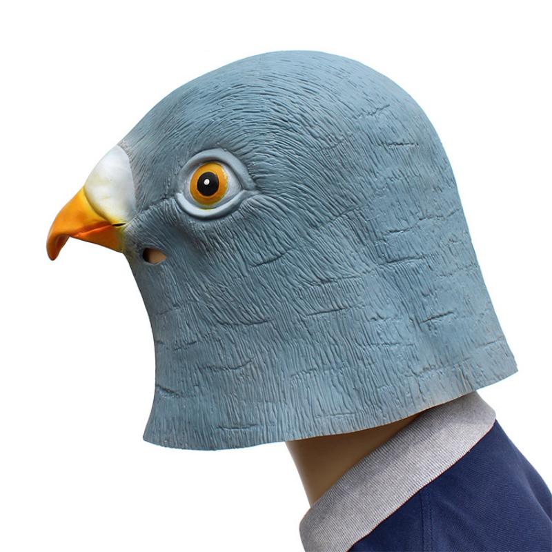 Pigeon Mask Cute Animal Latex Halloween Mask Animal Costume Theater Mask Novelty Latex Masks