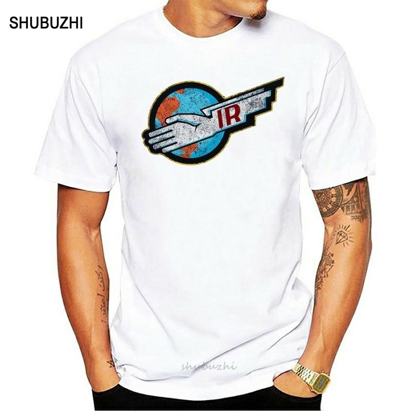 THUNDERBIRDS IR LOGO T-SHIRT - Gerry Sylvia Anderson International Rescue Shirt Cotton Fitness Plus Size Tee Shirt