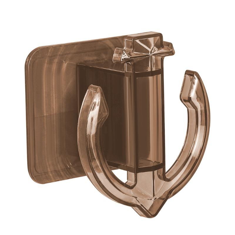 

Клейкие крючки с двойным крючком Сильные клейкие крючки с двойным крючком для ванных комнат, туалетов и кухонь янтарь