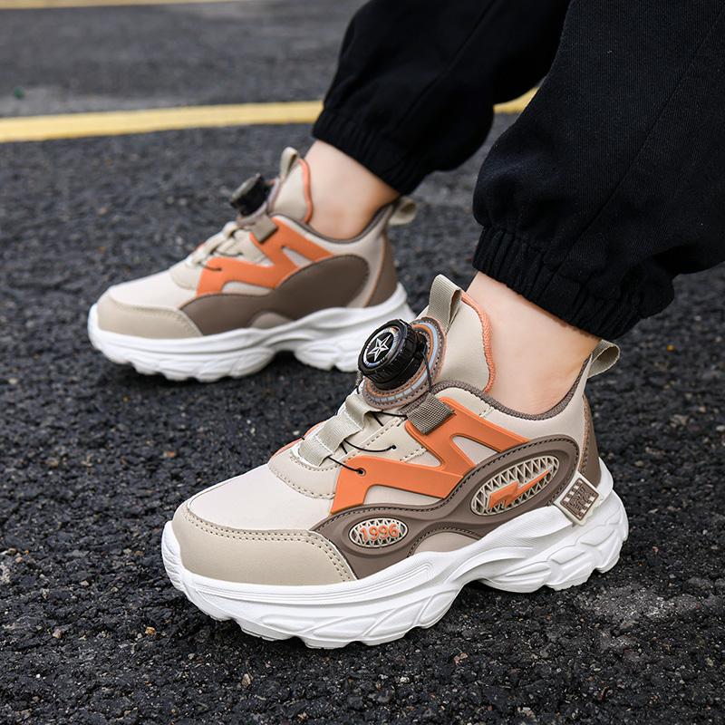 Children's Boys Running Shoes Lightweight Breathable Sports Sneakers for School Fashion Casual Walking Anti-Slip