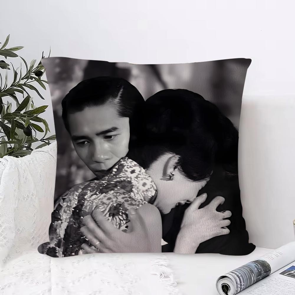 In the Mood for Love Cushion Cover Piece Short Plush Pillowcase Soft and Washable Mostly Used for Sofa Car