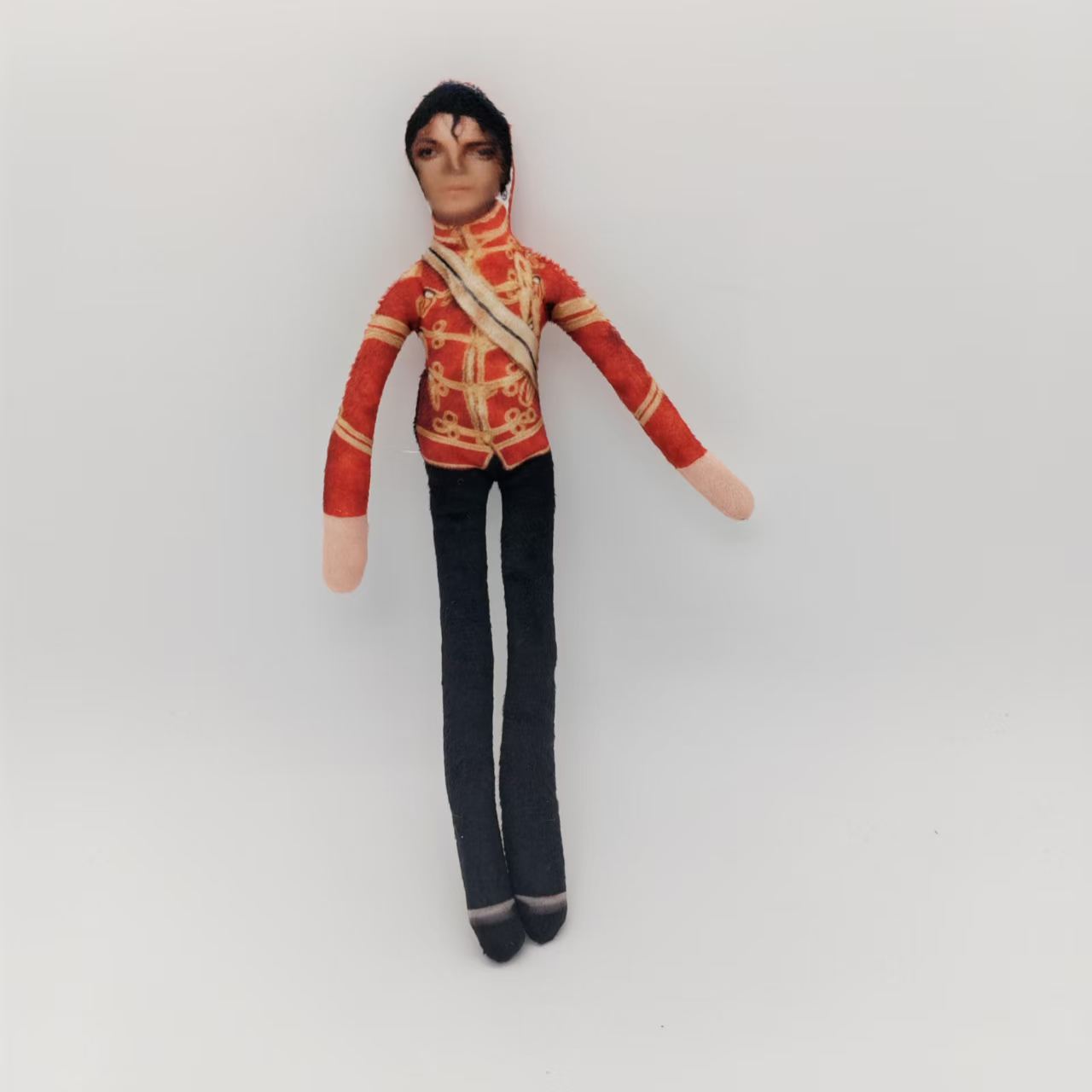 Nieuwe Stijl Michael Jackson Cosplay Prop Pop Pluche Gevulde Figuur Poppen Kamer Decoratie Abstract Gewricht Mobiliteit Props Cadeau 28cm