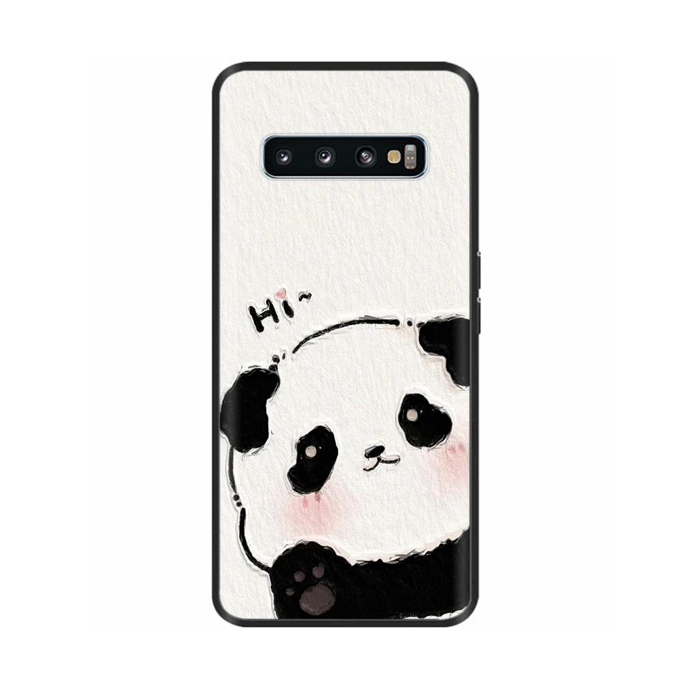 Pour Samsung Galaxy S10 Coque de Téléphone Silicone Liquide Doux Lisse Coques de Protection Complète Pour Samsung S10 Plus S10+ S 10 Housse Arrière