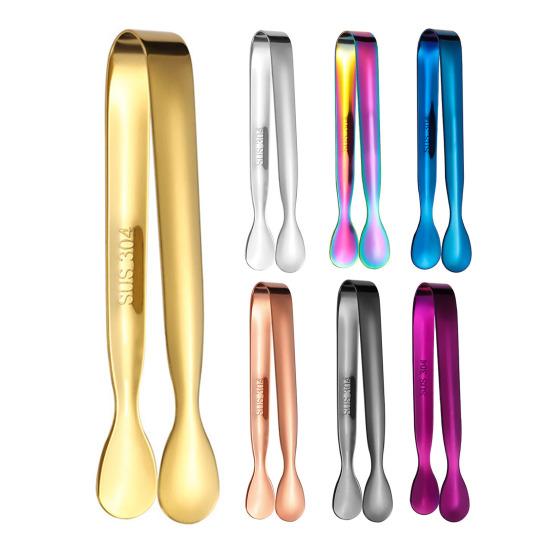Pinza per Ghiaccio Acciaio Inossidabile Galvanizzato Pinze per Ghiaccio Durevoli Resistenti alla Ruggine Clip per Ghiaccio per Bar Cucina Cubetti di Zucchero