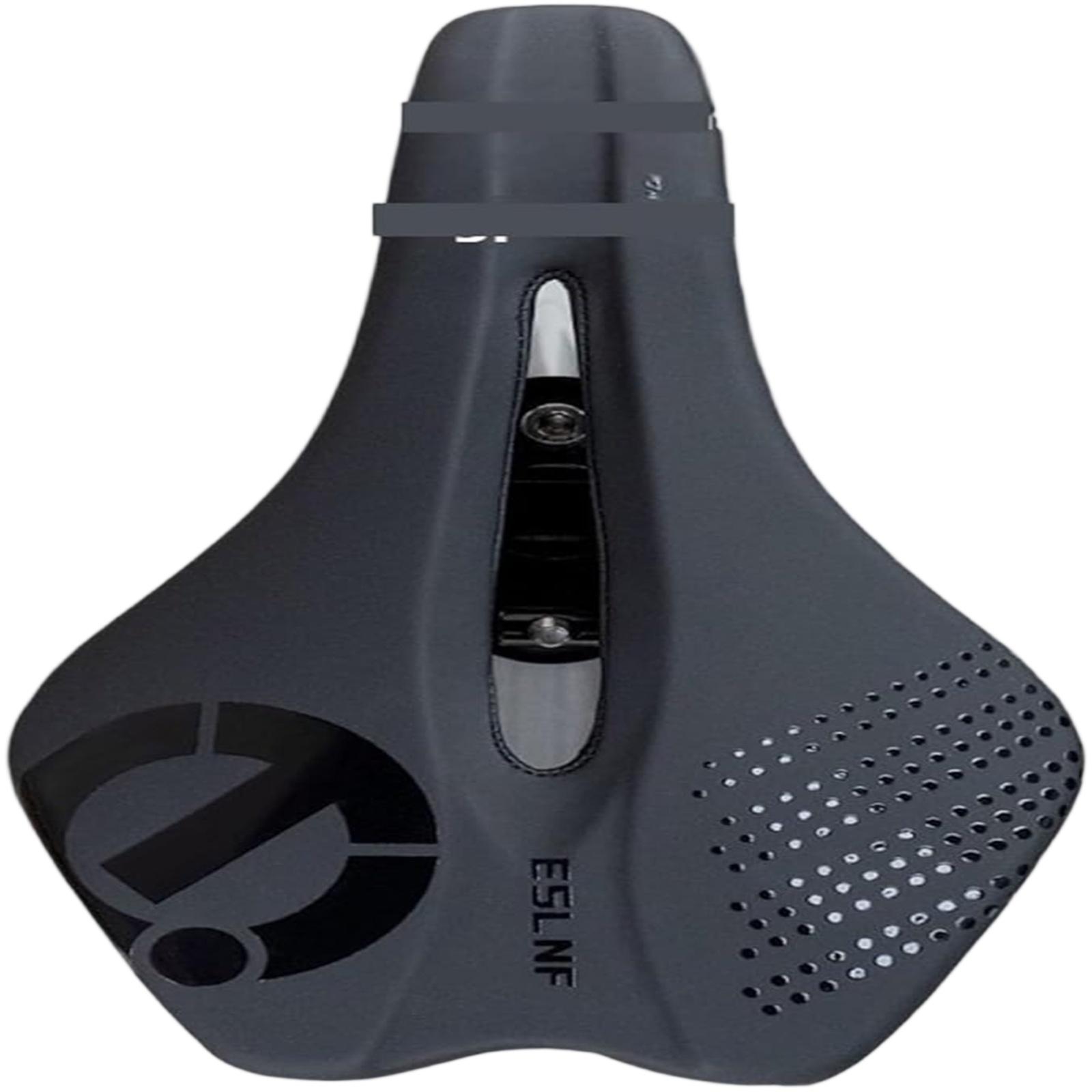 

Saddle PU Hollow Seat, Breathable - -Absorbing Cushion for Mountain & Road Bikes, Comfortable Cycling Equipment One Size чёрный