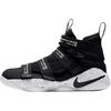 Nike Zoom Soldier 11 Slip Resistant Cushioning High top Basketball Shoes Black White Unisex AJ6985-002
